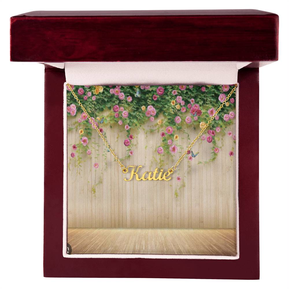 Elegant Personalized Named Necklace