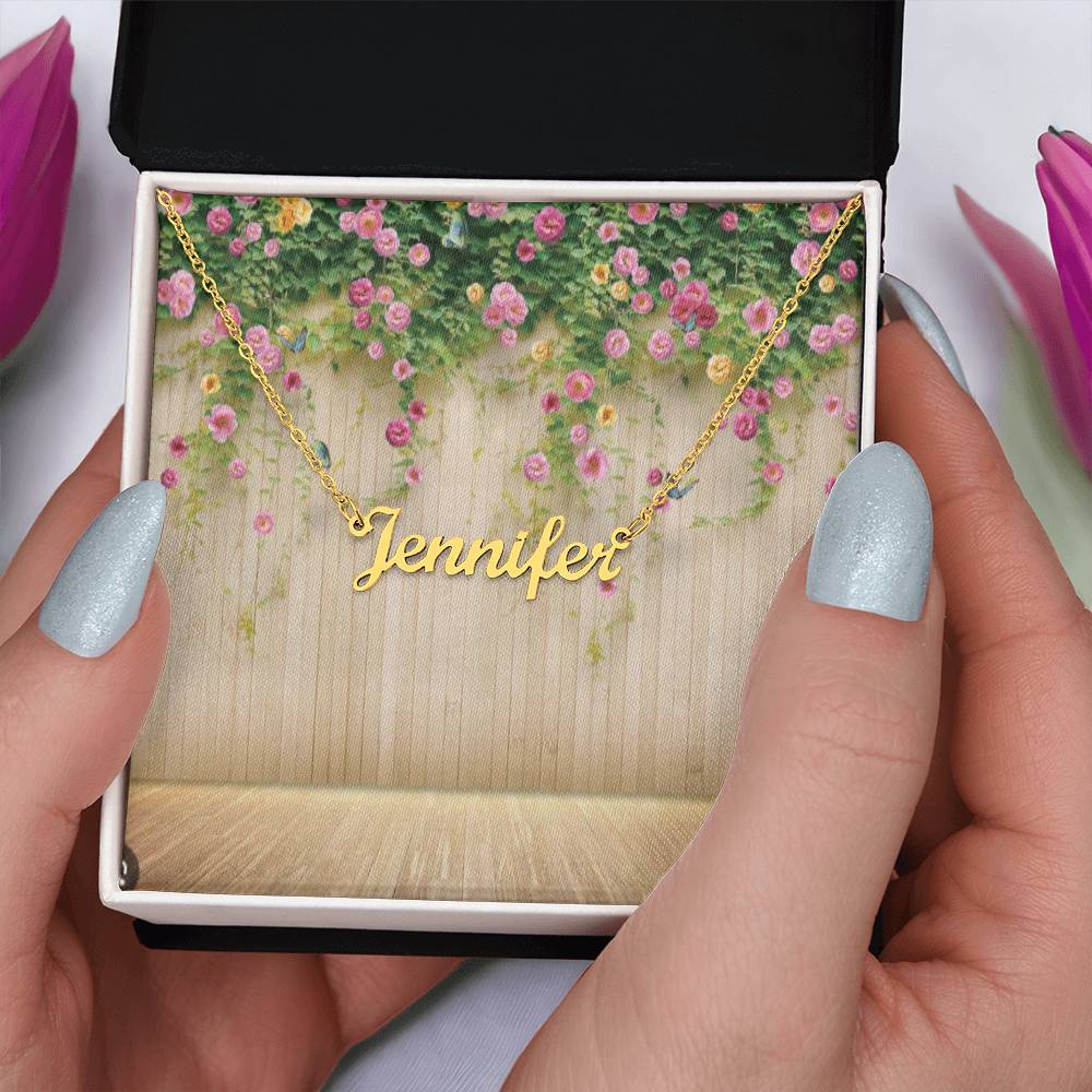 Elegant Personalized Named Necklace