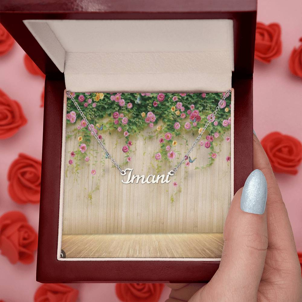 Elegant Personalized Named Necklace